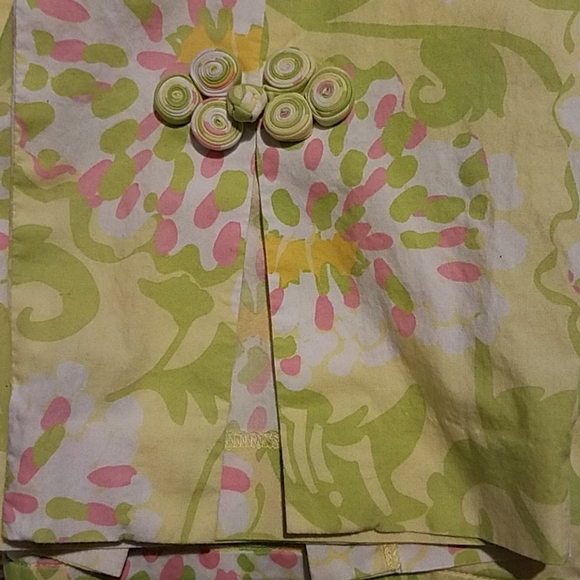 Lilly Pulitzer Jubilee Grayson Lilly in the Leaves Capri Pants Size 8 - Picture 6 of 6